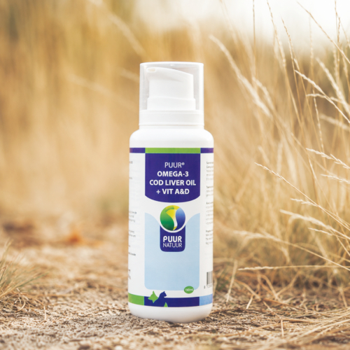 190 ml Puur Natuur PUUR Omega-3 Cod Liver Oil + Vit A&D