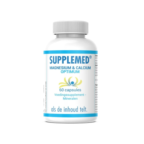 60 capsules Supplemed Magnesium & Calcium Optimum