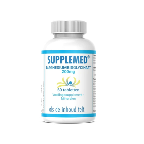 60 tabletten Supplemed Magnesiumbisglycinaat 200 mg