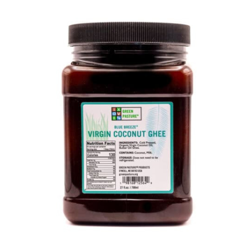798 ml Green Pasture Virgin Coconut Ghee Blue Breeze