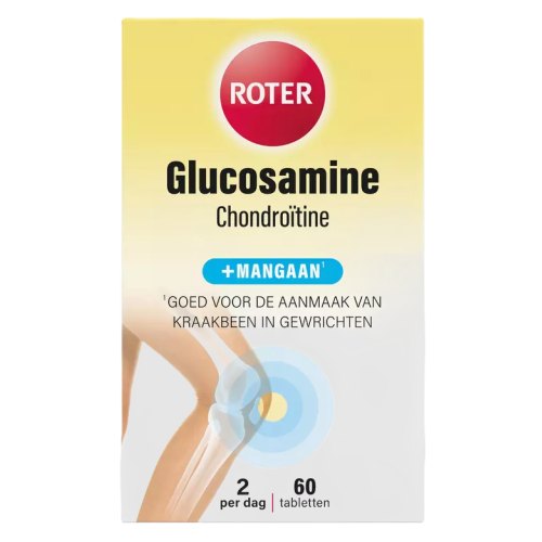 60 tabletten Roter Glucosamine Chondroitine Mangaan