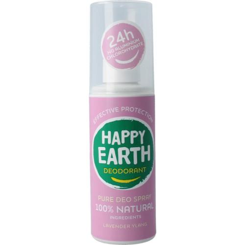 100 ml Happy Earth Pure Deo Spray Lavendel Ylang