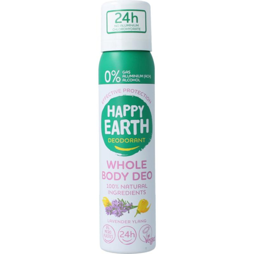 100 ml Happy Earth Deodorant Bodyspray Lavendel Ylang