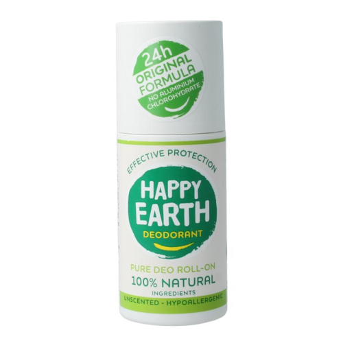 75 ml Happy Earth Pure Deo Roll-On Unscented