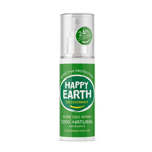 100 ml Happy Earth Pure Deo Spray Cucumber Matcha