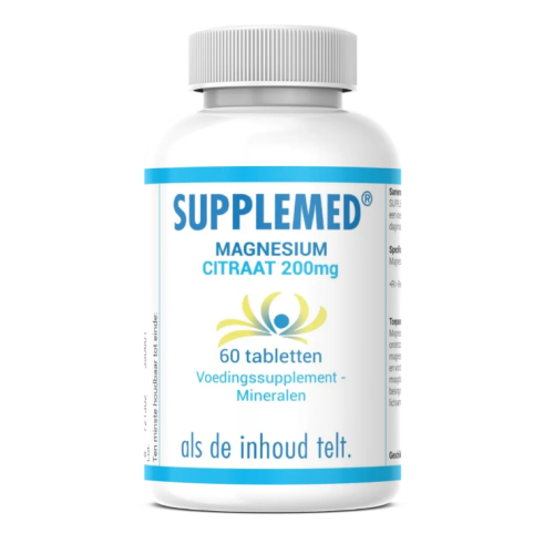 60 tabletten Supplemed Magnesiumcitraat 200 mg