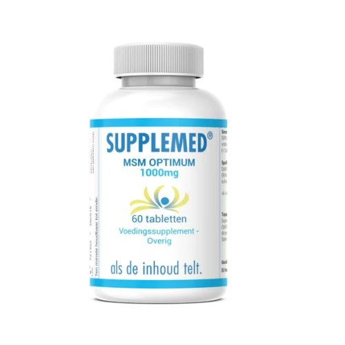 60 tabletten Supplemed MSM Optimum 1000 mg 