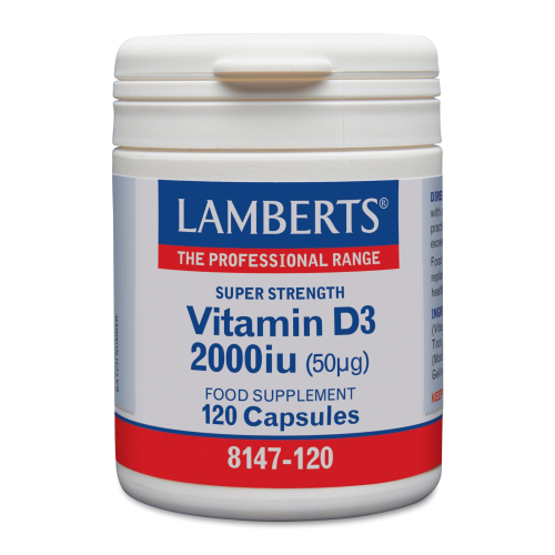 120 capsules Lamberts Vitamine D3 50 mcg