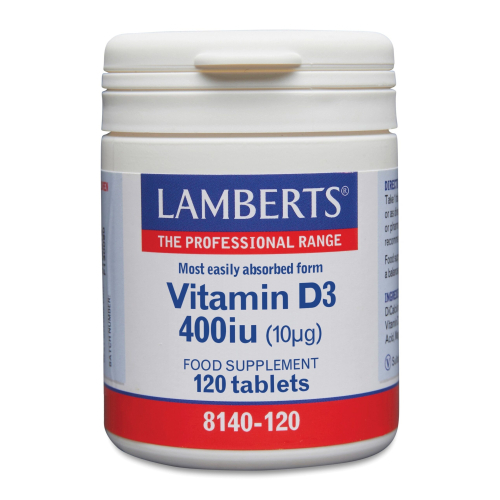 120 tabletten Lamberts Vitamine D3 10 mcg