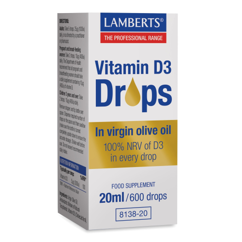 20 ml Lamberts Vitamin D3 Drops