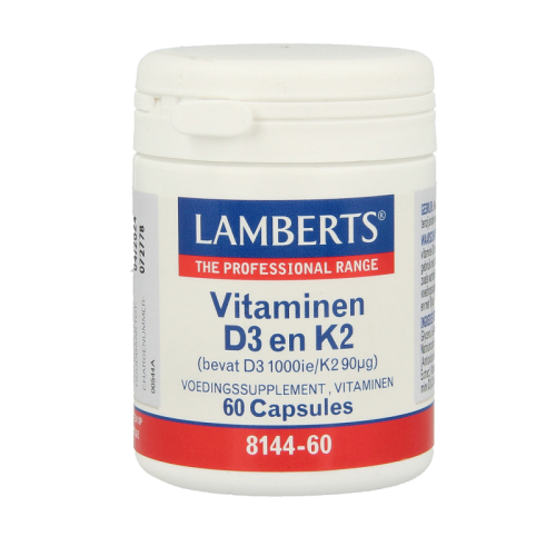 60 capsules Lamberts Vitaminen D3 en K2