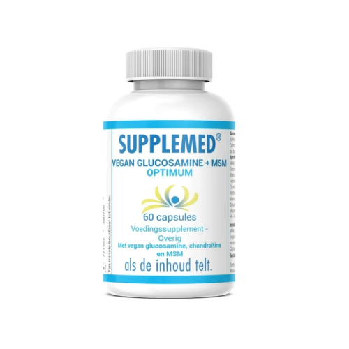60 capsules Supplemed Vegan Glucosamine + MSM Optimum