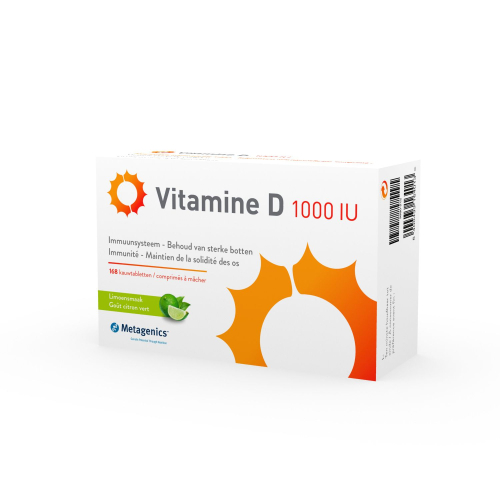 168 kauwtabletten Metagenics Vitamine D 1000 IU