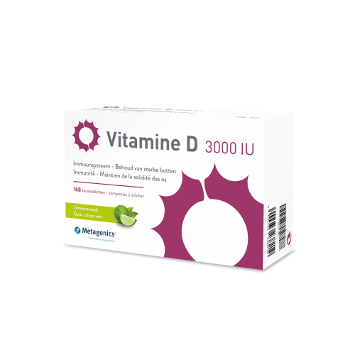 168 kauwtabletten Metagenics Vitamine D 3000 IU