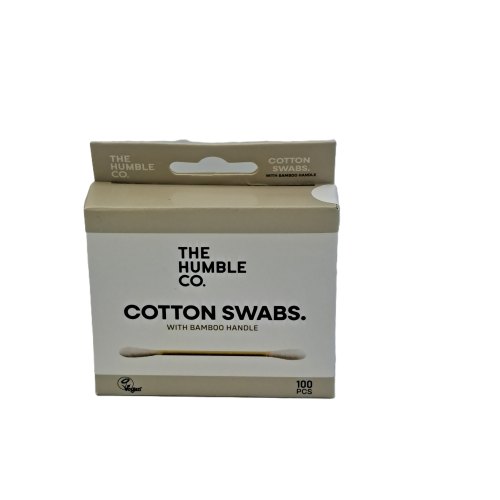 The Humble Co. Wattenstaafjes Bamboe Wit 100 pieces