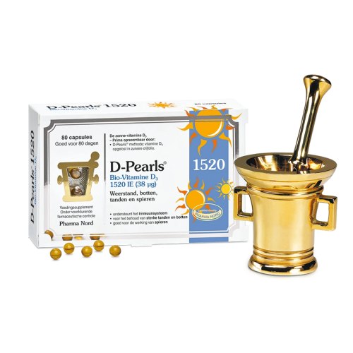 80 capsules Pharma Nord Bio-Vitamine D3 1520 D-Pearls 38 mcg