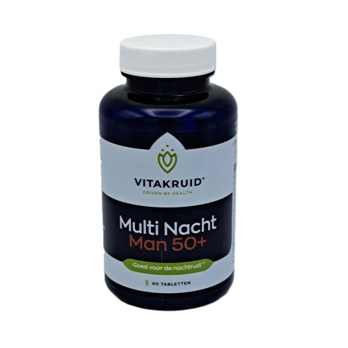 90 tabletten Vitakruid Multi Nacht Man 50+