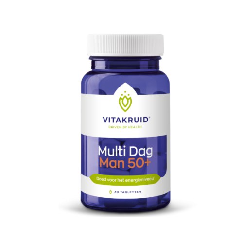 30 tabletten Vitakruid Multi Dag Man 50+