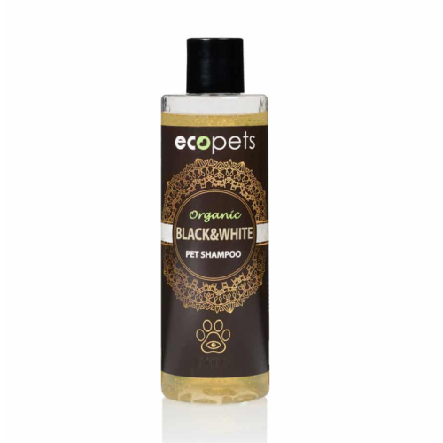 1000 ml Ecopets Organic Pet Shampoo Black & White