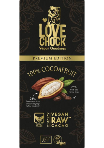 70gr Lovechock 100% Cacaofruit Biologisch