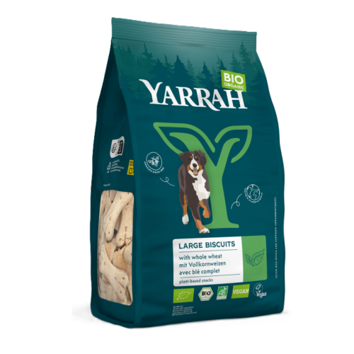 500 gram Yarrah Hondenkoekjes Vega voor Grotere Honden Biologisch