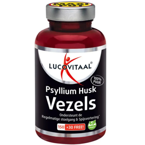 180 capsules Lucovitaal Psyllium Husk Vezels