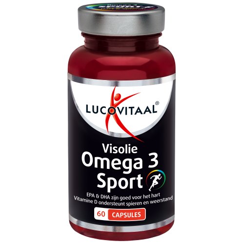 60 capsules Lucovitaal Visolie Omega 3 Sport
