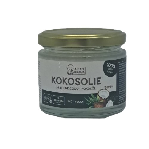100 ml Aman Prana Extra Virgin Kokosolie Biologisch