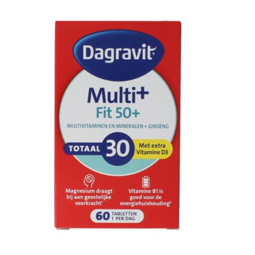 60 tabletten Dagravit Multi+ Fit 50+