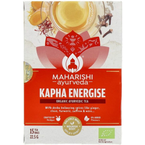 15 zakjes Maharishi Ayurveda Kapha Thee Biologisch