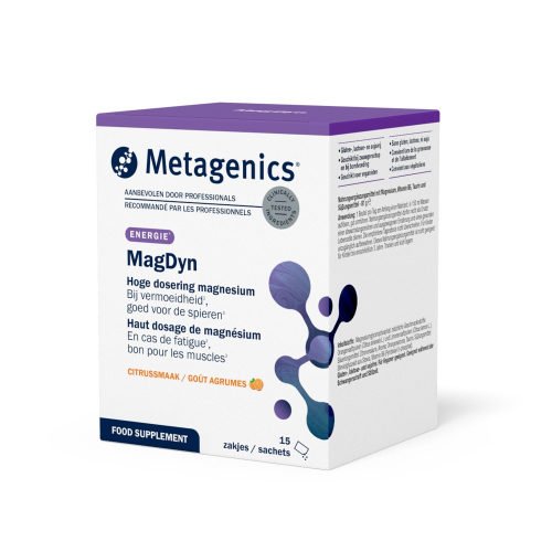 15 zakjes Metagenics MagDyn Energie