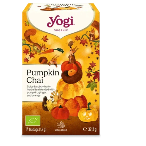 17 zakjes Yogi Tea Pumpkin Chai Thee Biologisch