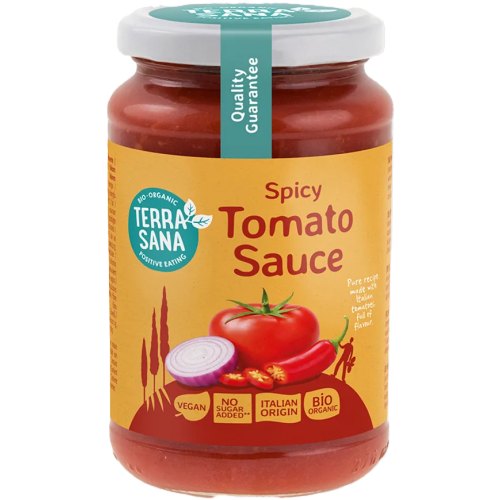 340 gram Terrasana Tomatensaus Pikant Biologisch