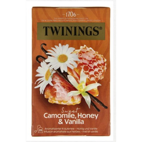20 zakjes Twinings Camomile, Honey & Vanilla Thee