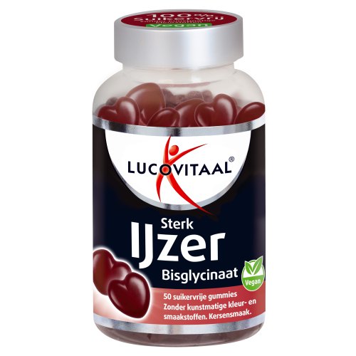 50 gummies Lucovitaal Sterk IJzer Bisglycinaat