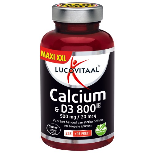 270 kauwtabletten Lucovitaal Calcium & D3 800IE 500 mg / 20 mcg