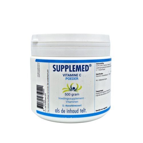 500 gram Supplemed Vitamine C Poeder (L-Ascorbinezuur)