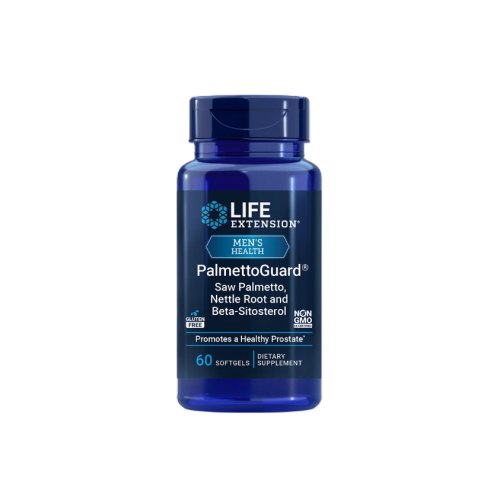 60 softgels Life Extension PalmettoGuard Saw Palmetto Nettle Root and Beta-Sitosterol