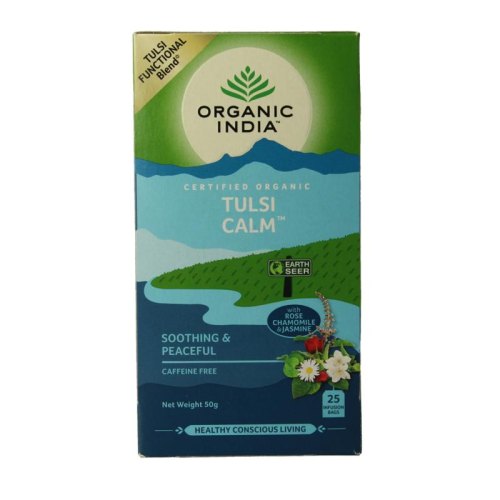 25 zakjes Organic India Tulsi Calm Thee Biologisch