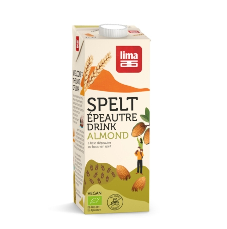 1000 ml Lima Spelt Drink Almonds Biologisch