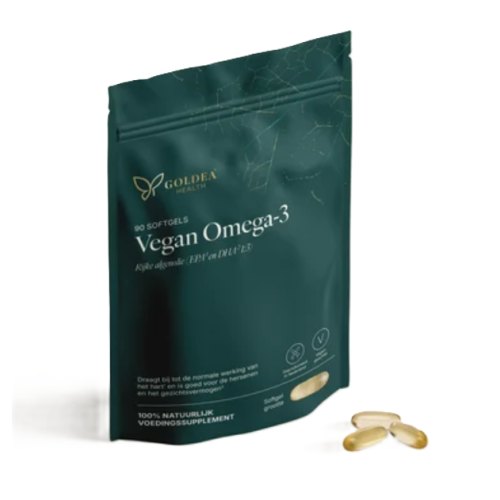 90 softgels Goldea Health Vegan Omega 3 Voordeelverpakking