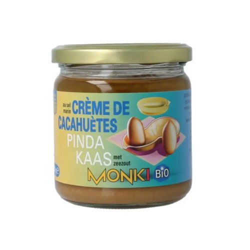 330 gram Monki Pindakaas met Zeezout Biologisch