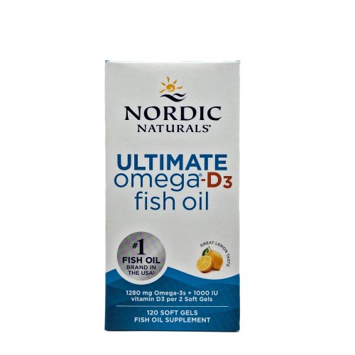 Nordic Naturals Ultimate Omega-D3 Fish Oil 120 Softgels
