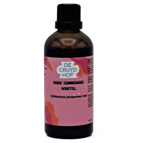 100 ml De Cruydhof Rode Zonnehoed Wortel / Echinacea Purpurea Rad Tinctuur