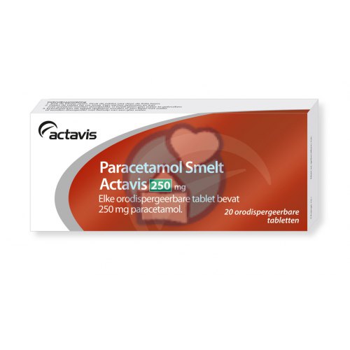 Actavis Paracetamol Smelt 250 mg 20 tablets