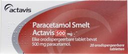 Actavis Paracetamol Smelt 500 mg 20 tablets
