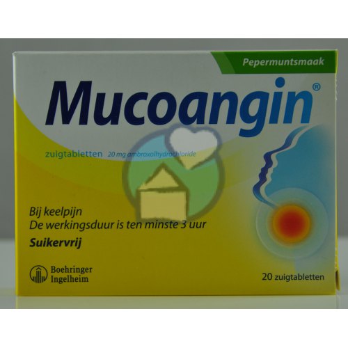 Boehringer Ingelheim Mucoangin 20 zuigtabletten