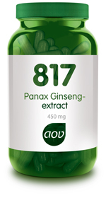 AOV 817 Panax Ginseng Extract 450mg 60 capsules