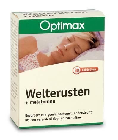 Optimax Welterusten + Melatonine 30 Tabletten