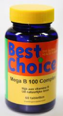 60 tabletten Best Choice Mega B-100 Complex